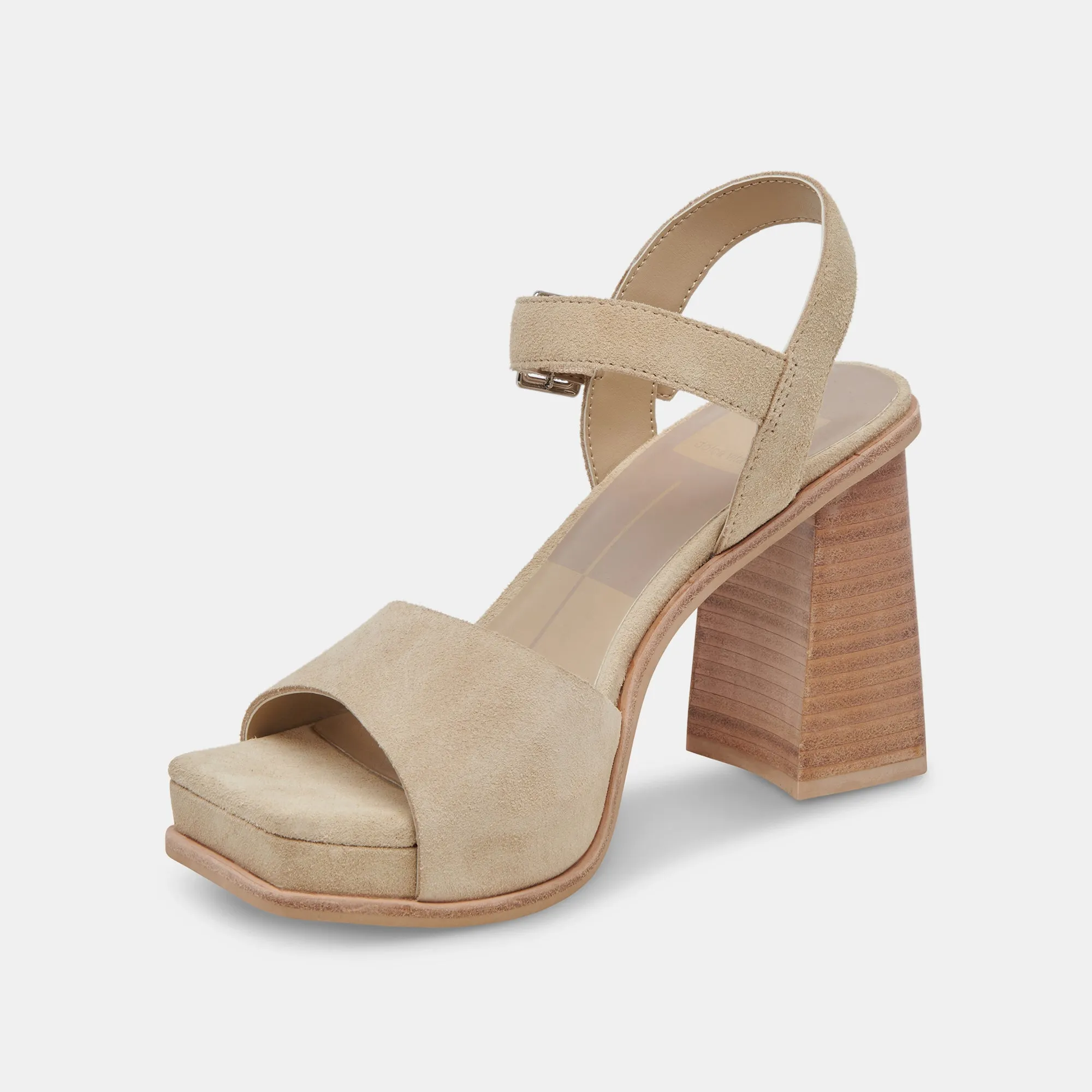 AUBREY HEELS CASHEW SUEDE