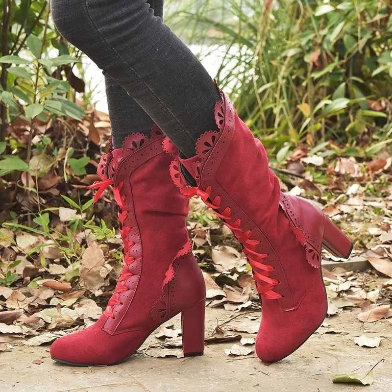 Casual Suede Cowboy Ankle Boots with Heel for Women | Perfect for Casual Days