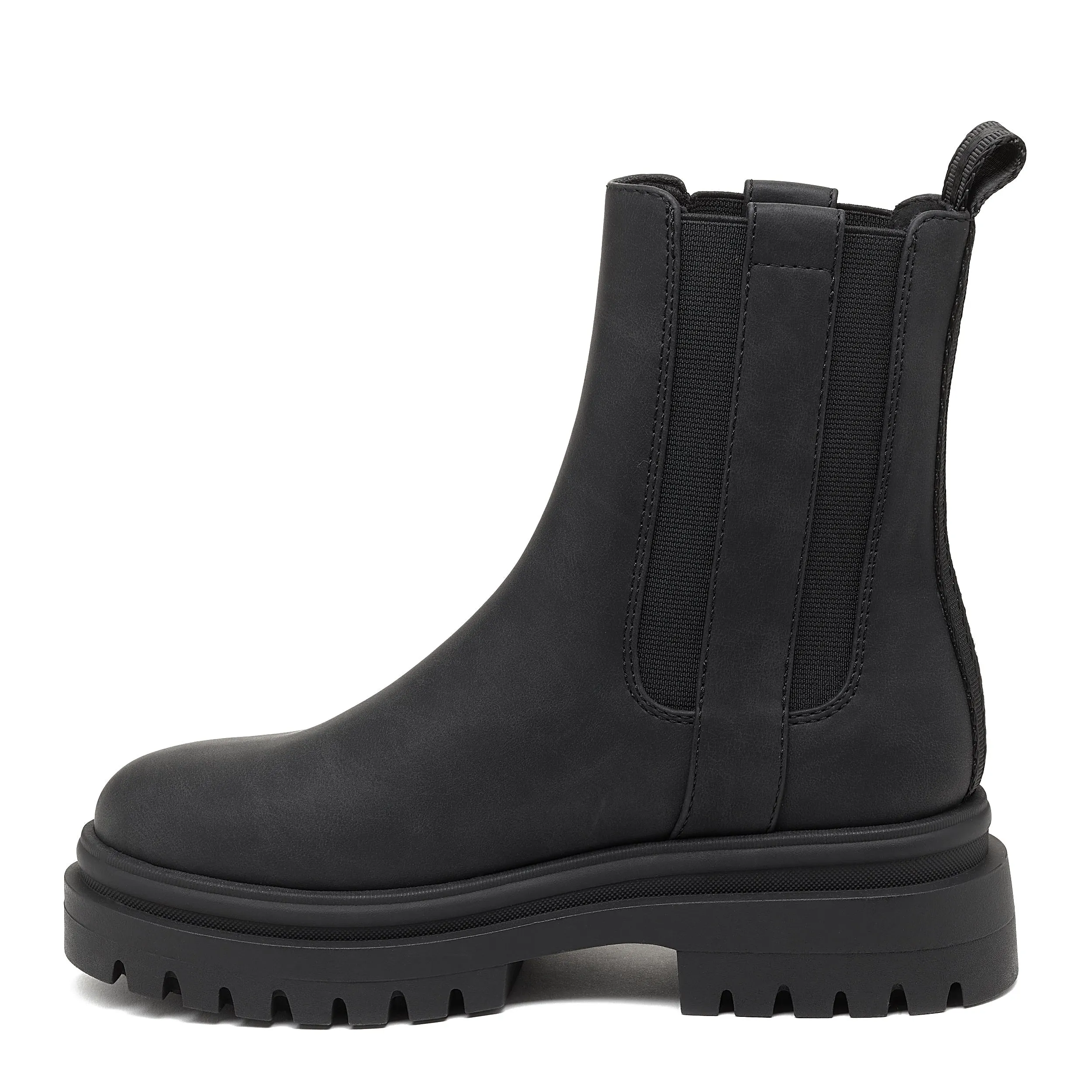 Dekko Black Buckled Ankle Boot