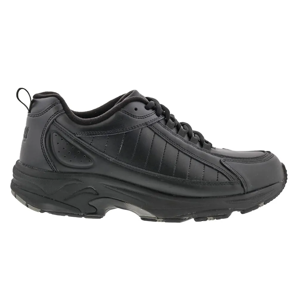 Drew Men's Voyager Leather Athletic Shoe Black