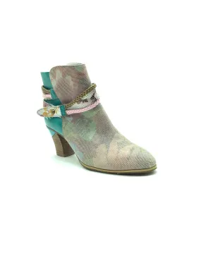 L'Artiste Women's Boots Green Gaviva Western Bootie Size: EU 41