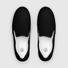 Men’s slip-on canvas shoes - Black